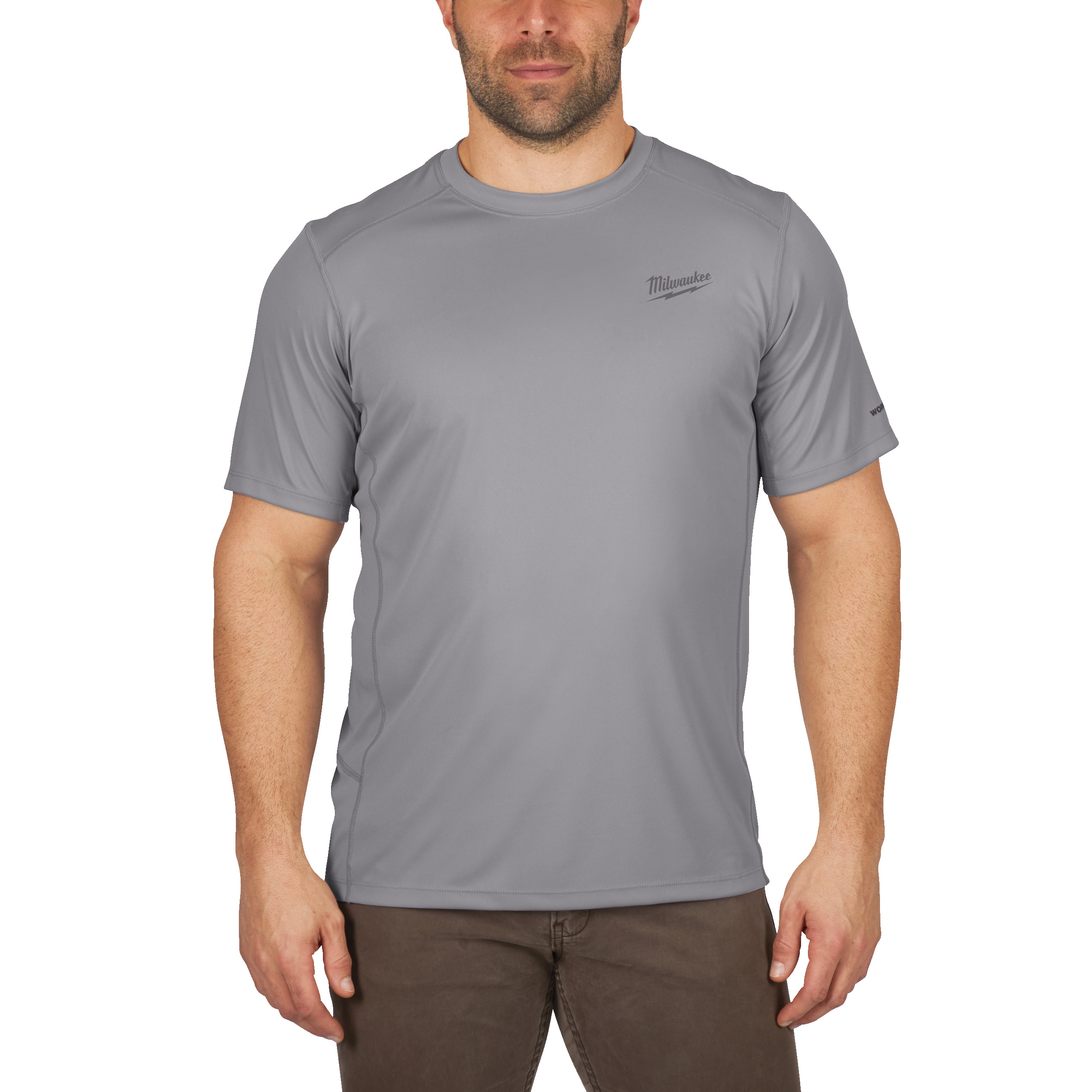 Funktions-T-Shirt grau mit UV-Schutz (WWSSG-XXL)