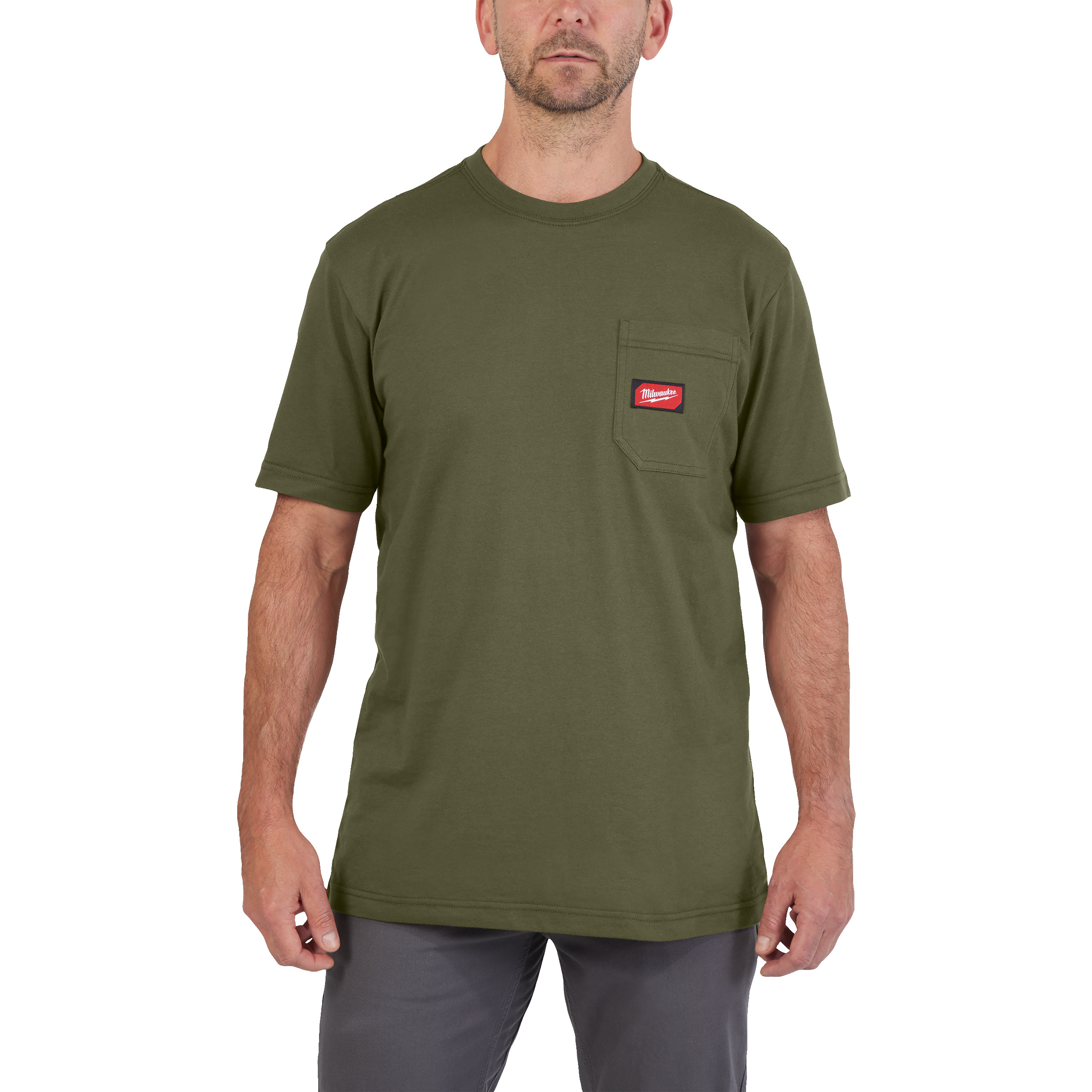 Arbeits-T-Shirt grün mit UV-Schutz (WTSSGN-L)