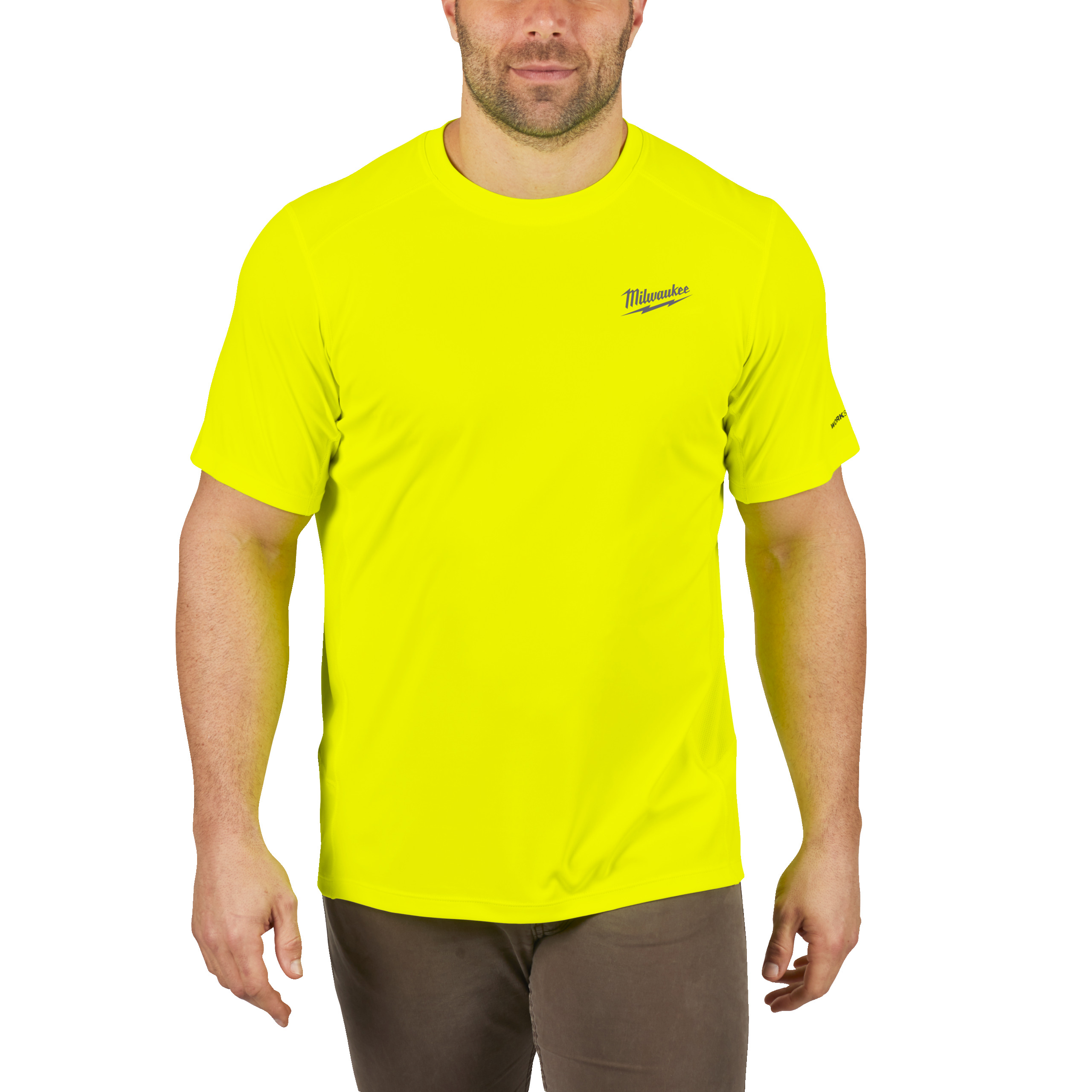 Funktions-T-Shirt gelb mit UV-Schutz (WWSSYL-S)
