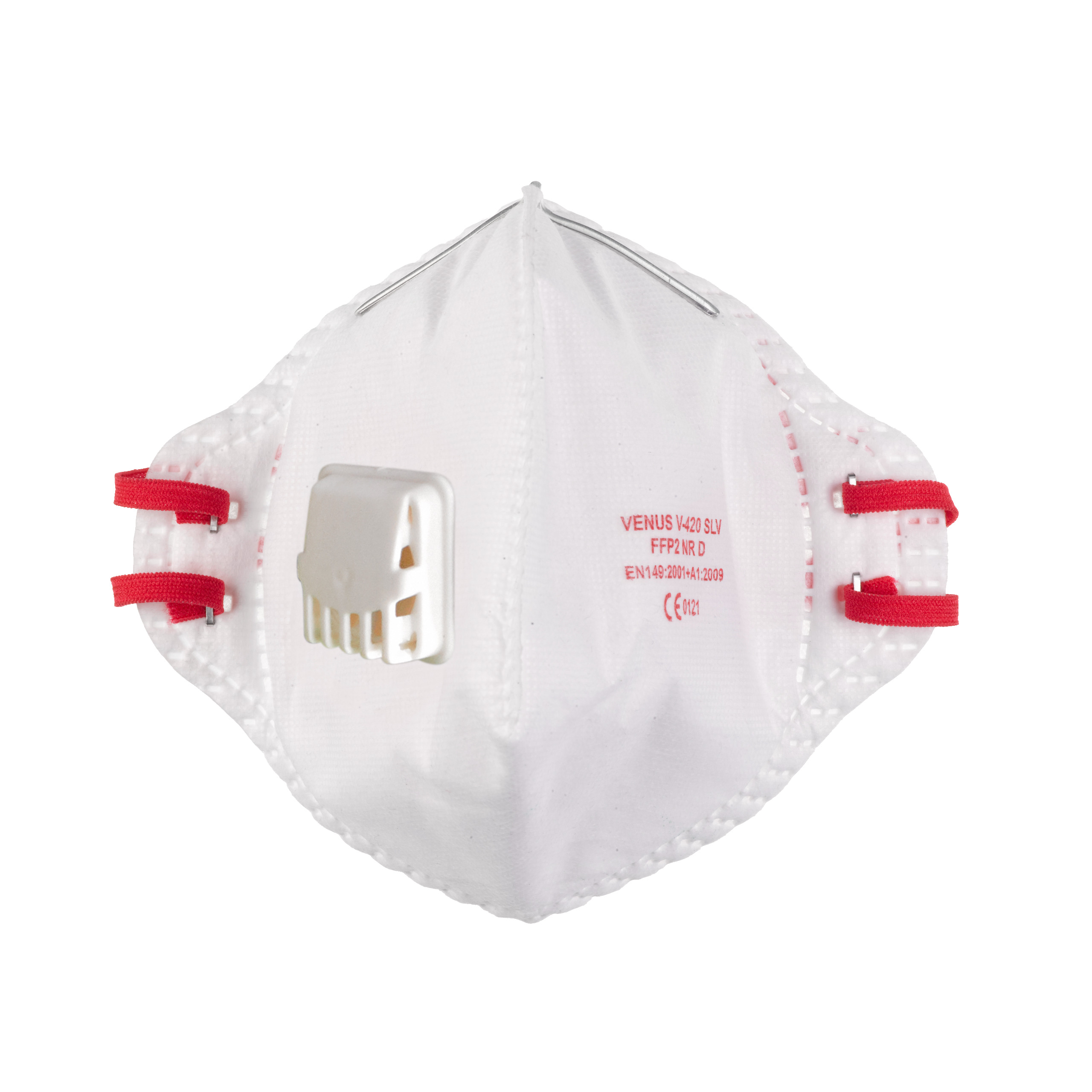 FFP2 Einweg-Atemschutzmaske mit Ventil gefaltet | 15er Pack
