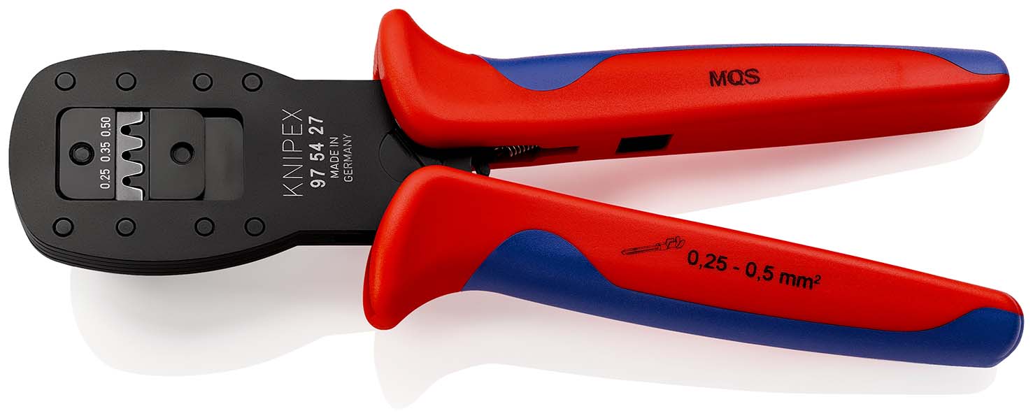 KNIPEX 97 54 25 Crimpzange für Miniaturstecker Parallelcrimp für Stecker der Serie Mini-Fit™ von Mol