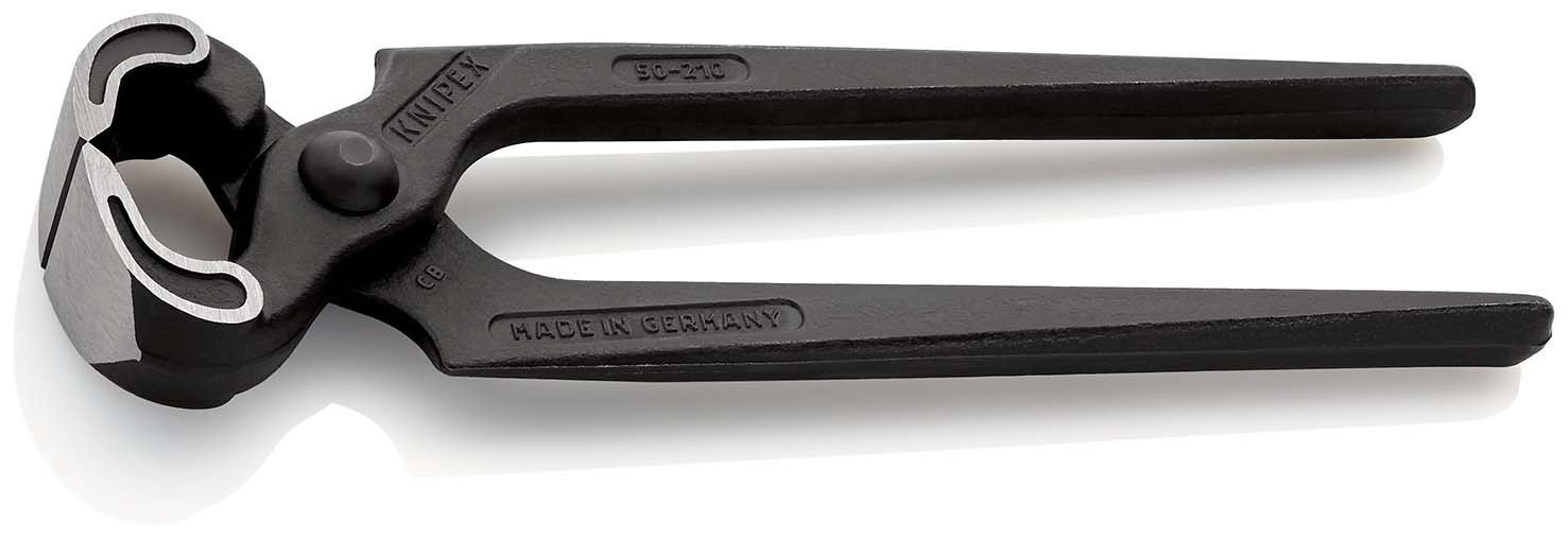 KNIPEX 50 00 210 SB Kneifzange schwarz atramentiert 210 mm (SB-Karte/Blister)